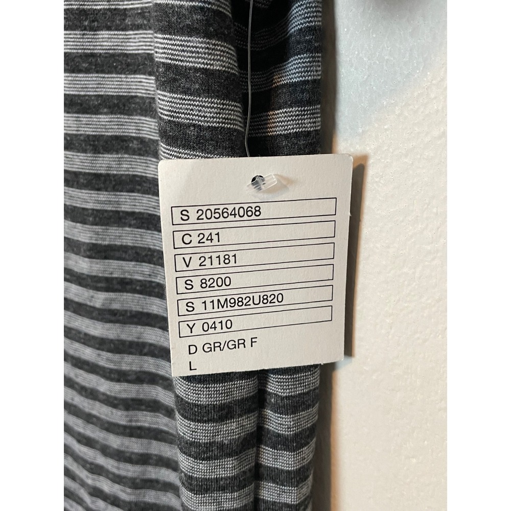 BDG Urban Outfitters Slim Fit Crewneck T-Shirt Striped Triblend‎ Unisex Size L - Picture 4 of 6